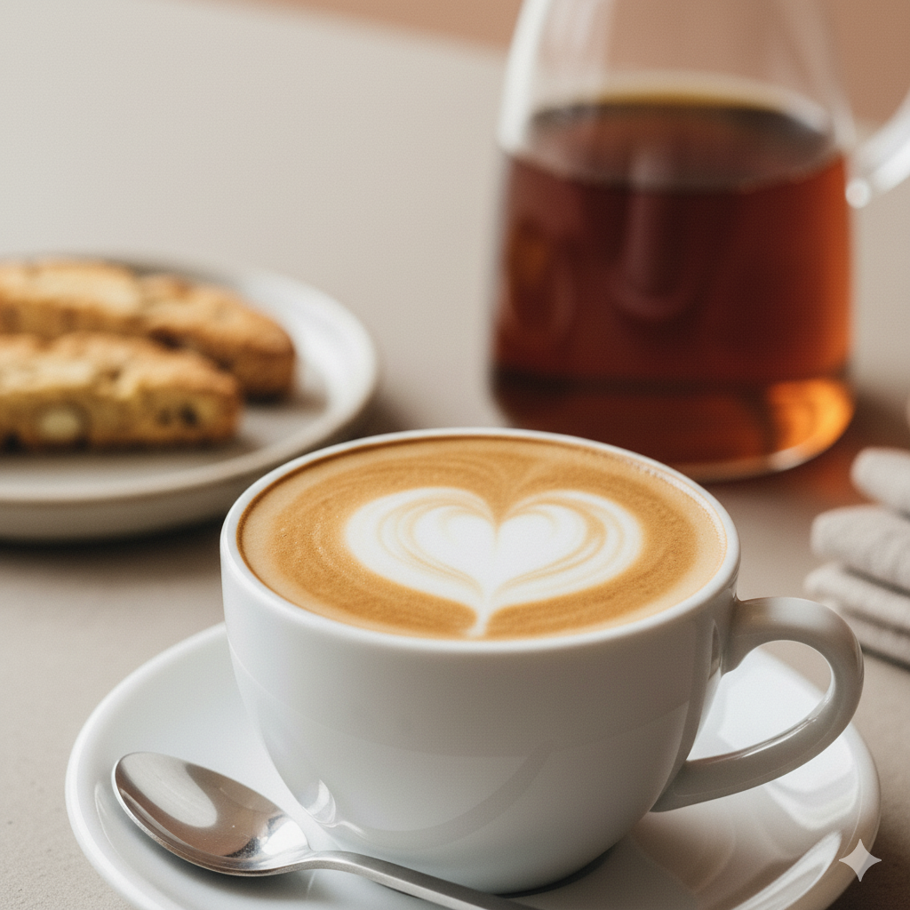 Cappuccino com Latte Art